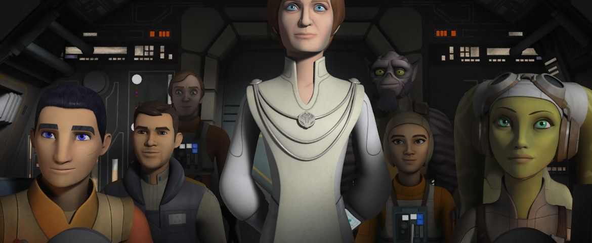 Genevieve O’Reilly Reprises Her Role as Mon Mothma in “Star Wars Rebels” this Saturday