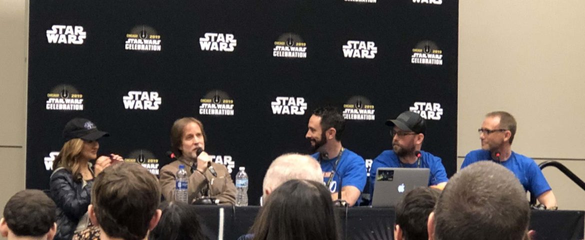 VIDEO: Coffee With Kenobi Celebration Chicago Podcast Stage, featuring James Arnold Taylor & Catherine Taber