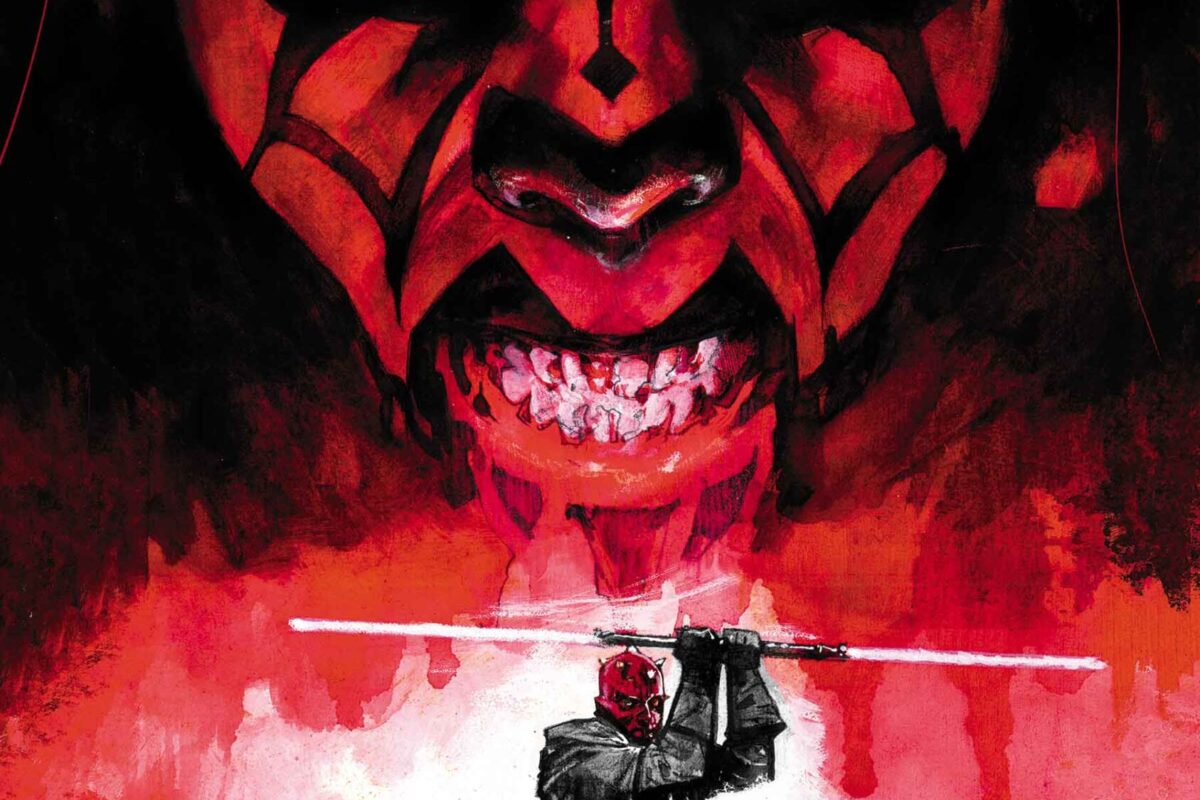 Star Wars: Darth Maul – Black, White & Red Spotlights The Full Terror Of The Dark Side in Marvel Comics