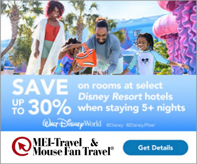 Save Up To 30% on Rooms at Select Disney Resorts When Staying 5+ Nights